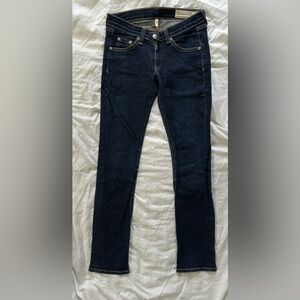 Rag & Bone Jeans Women's Size 24 Blue Skinny Capri W1526K520 Heritage